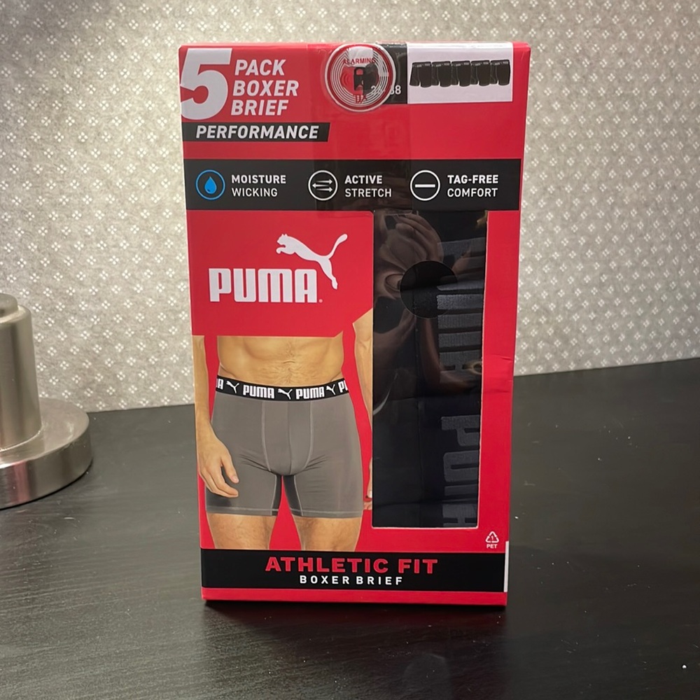 🆕Puma 5 Pack Boxer Brief